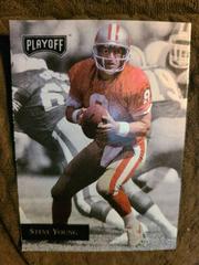 Steve Young #2 Football Cards 1992 Playoff Prices