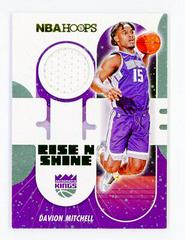 Davion Mitchell Basketball Cards 2021 Panini Hoops Rise N Shine Memorabilia Prices