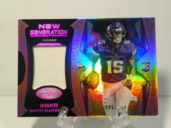 Ihmir Smith Marsette [Purple] Football Cards 2021 Panini Certified New Generation Jerseys Mirror Prices