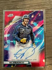 Wander Franco [Red] #RA-WF Baseball Cards 2022 Topps Chrome Rookie Autographs Prices