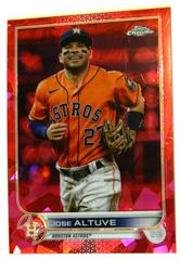 Jose Altuve [Red] #278 Baseball Cards 2022 Topps Chrome Sapphire Prices