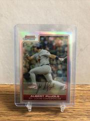 Albert Pujols [Refractor] #25 Baseball Cards 2006 Bowman Chrome Prices