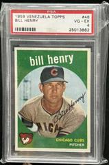 Bill Henry #46 Baseball Cards 1959 Venezuela Topps Prices