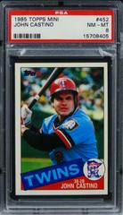 John Castino #452 Baseball Cards 1985 Topps Mini Prices