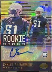 Christian Barmore [Blue] Football Cards 2021 Panini Illusions Rookie Signs Autographs Prices