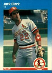 Jack Clark #289 Baseball Cards 1987 Fleer Prices