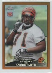 Andre Smith [Copper Refractor] #TC116 Football Cards 2009 Topps Chrome Prices