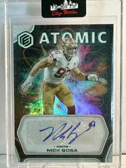 Nick Bosa [Neon] Football Cards 2022 Panini Elements Atomic Autographs Prices