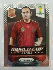 Andres Iniesta Soccer Cards 2014 Panini Prizm World Cup Stars Prices