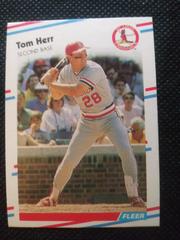 Tom Herr #35 Baseball Cards 1988 Fleer Prices