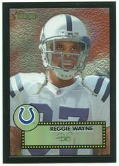 Reggie Wayne [Black Refractor] Football Cards 2006 Topps Heritage Chrome Prices