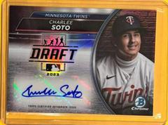 Charlee Soto Baseball Cards 2023 Bowman Draft Night Autographs Prices