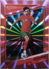 Joao Felix [Pink Laser] Soccer Cards 2021 Panini Donruss Road to Qatar Prices