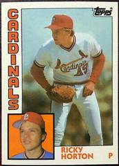 Ricky Horton Baseball Cards 1984 Topps Traded Tiffany Prices