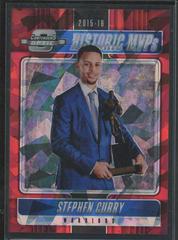 Stephen Curry [Red Cracked Ice] Basketball Cards 2018 Panini Contenders Optic Historic Mvps Prices
