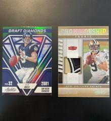 Drew Brees [Holo Silver] #CF-3 Football Cards 2023 Panini Absolute Championship Fabric Prices
