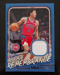 Cade Cunningham #RR-CCD Basketball Cards 2022 Panini Hoops Rookie Remembrance Prices