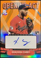 Xzavion Curry [Orange] #OAA-CUR Baseball Cards 2023 Topps Big League Opening Act Autographs Prices