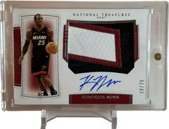 Kendrick Nunn [Horizontal Patch Autograph] Basketball Cards 2019 Panini National Treasures Prices