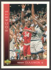 Hakeem Olajuwon #287 Basketball Cards 1993 Upper Deck Prices