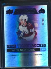 Alex Newhook [Purple] #136 Hockey Cards 2021 Upper Deck Credentials Prices