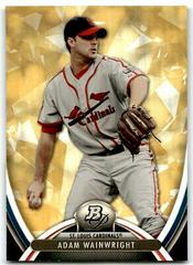 Adam Wainwright [Gold] #7 Baseball Cards 2013 Bowman Platinum Prices
