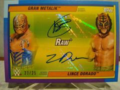 Gran Metalik, Lince Dorado [Blue] #DA-LHP Wrestling Cards 2021 Topps Heritage WWE Dual Autographs Prices