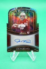 Joe Montana [Tie-Dye Prizm Die-Cut] Football Cards 2020 Panini Select Signatures Prices