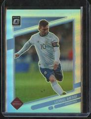 Lionel Messi [Optic Holo] Soccer Cards 2021 Panini Donruss Road to Qatar Prices