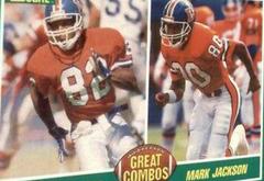 Mark Jackson, Vance Johnson Football Cards 1989 Panini Score Prices