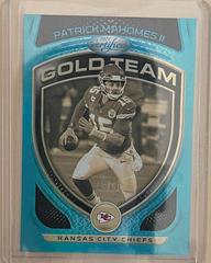 Patrick Mahomes II [Teal] #GT-2 Football Cards 2021 Panini Certified Gold Team Prices