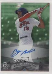 Byron Buxton [Green Refractor] Baseball Cards 2014 Bowman Platinum Autograph Prospects Prices