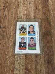 Willie Wood, Steve Stonebreaker, Jim Cadile, Vince Promuto Football Cards 1969 Topps Four in One Prices