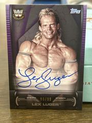 Lex Luger [Purple] Wrestling Cards 2021 Topps WWE Undisputed Superstar Roster Autographs Prices