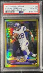 Adrian Peterson [Gold Refractor] #C1 Football Cards 2010 Topps Chrome Prices