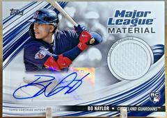Bo Naylor #MLMA-BN Baseball Cards 2023 Topps Update Major League Material Autographs Prices
