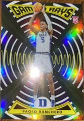 Paolo Banchero [Gold] Basketball Cards 2022 Panini Chronicles Draft Picks Gamma Rays Prices