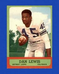 Dan Lewis #26 Football Cards 1963 Topps Prices