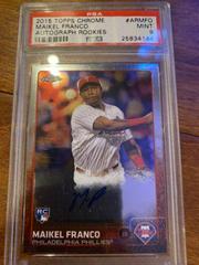 Maikel Franco Baseball Cards 2015 Topps Chrome Autograph Rookies Prices