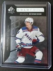 Braden Schneider #HF-50 Hockey Cards 2022 SP Authentic Holofoils Prices