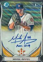 Mark Appel [Chrome Black Refractor] #MA Baseball Cards 2014 Bowman Prospect Autograph Prices