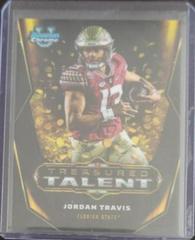 Jordan Travis #TT-4 Football Cards 2023 Bowman Chrome University Sapphire Treasured Talent Prices