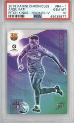 Ansu Fati [Rookies IV] #RK4-1 Soccer Cards 2019 Panini Chronicles Pitch Kings Prices