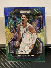 Jayson Tatum [Choice Blue Yellow Green] Basketball Cards 2022 Panini Prizm Draft Picks Prices
