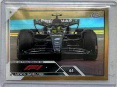 Lewis Hamilton [Gold Refractor] #104 Racing Cards 2023 Topps Chrome Formula 1 Prices