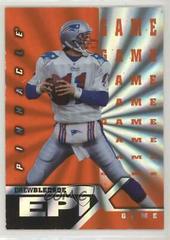 Drew Bledsoe [Game Orange] #E4 Football Cards 1997 Pinnacle Epix Prices