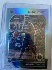 Zion Williamson [Teal] #258 Basketball Cards 2019 Panini Hoops Prices