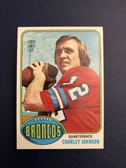 Charley Johnson #68 Football Cards 1976 Topps Prices