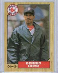 Dennis Boyd #285 Baseball Cards 1987 O Pee Chee Prices