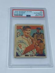 Paul Waner [Blue Back] #83 Baseball Cards 1935 Diamond Stars Prices